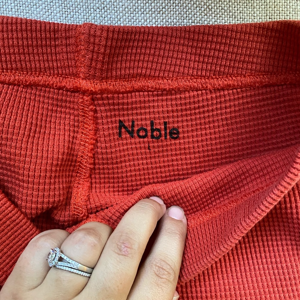 Shop Noble Waffle pajama pants L - Paprika - Picture 3 of 3
